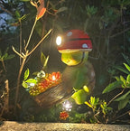 SunGlee Solar Light Turtle Outdoor Garden, Turtle Solar Light for Outdoors Yard Patio Decor 4 LED Sun Powered Outsides Turtles Decor Light Up Garden Statue Gardening Gift for Women Mother Decoration