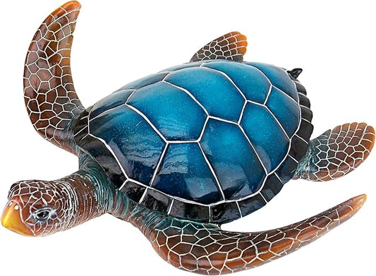 Design Toscano Large Blue SEA Turtle Statue
