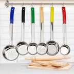 Darware Portion Control Serving Spoons (6-Piece Ladle Set); w 1/4 Cup, 1/2 Cup, 3/4 Cup & 1 Cup (2, 4, 6, 8 oz) & 1/2 & 1 Cup Utensils/Spoodles