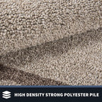 PURRUGS Dirt Trapping Door Mat 32" x 48", Non-Slip/Skid Machine Washable Entryway Rug, Shoes Scraper, Area Rug, Super Absorbent Welcome Mat for Muddy Wet Shoes and Paws, Beige & Grayish Brown