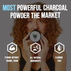 Premium Activated Charcoal Natural Coconut Teeth Whitening Powder - Safe for Enamel to get a Whiter and Brighter Smile - Organic Toothpaste Detoxifier