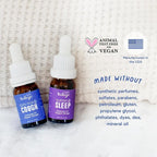 Oilogic Baby Essential Oil Vapor Drops for Diffuse & Humidifier, 2-Pack Set with Stuffy Nose & Cough + Slumber & Sleep - Baby Aromatherapy Oil is Safe for Babies, Kids & Toddlers
