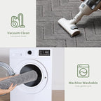 Stiio Front Door Mat Indoor Outdoor Entrance 20x31.5 Inches, Non Slip Washable Entry Rug, Dog Doormat, Absorbent Entrance Mat for Front & Back Door, Muddy Wet Shoes & Paws, Grey