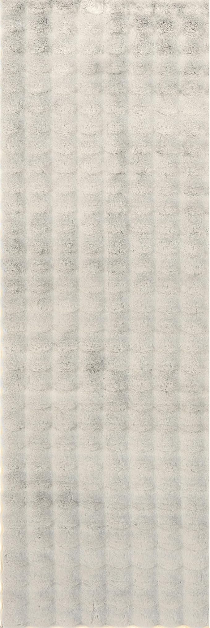 nuLOOM 2'6" x 8' Cozy Plush Area Rug, Machine Washable, Non-Slip, Soft Fluffy Shag Carpet for Living Room Bedroom Kids Room Nursery Home Decor, Jeni Grey