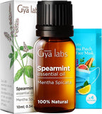 Gya Labs Spearmint Essential Oil for Diffuser & Skin - 0.34 Fl Oz - 100% Pure Natural Spearmint Oil for Facial, Hair, Massage, Aromatherapy & Candle Making Scent