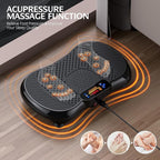 Vibration Plate Exercise Machine, Lymphatic Drainage Machine for Weight Loss, Full Body Workout Vibrate Fitness Platform, Helps Toning Shaping Wellness Home Gyms Workout - Max User Weight 330lbs