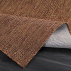 CAMILSON Outdoor Rug 6x9 Modern Area Rugs for Indoor and Outdoor Patios and Porches - Waterproof, Washable, Non-Shedding, Easy-to-Clean Outside Carpet (6 x 9, Solid - Gold)