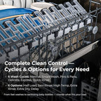 Kenmore 24" Built-in Stainless Steel Tub Dishwasher SmartWash, UltraWash, SmartDry Plus, MoreSpace Adjustable Rack, Energy Star Certified, Fingerprint Resistant