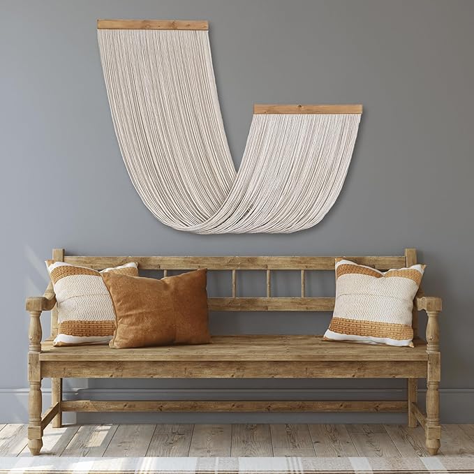 Knots & Beyond Macrame Wall Hanging Large, Boho Wall Tapestry, Bohemian Wall Decor, Fiber Wall Art