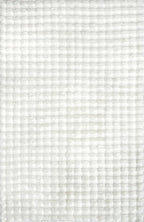 nuLOOM 7'6' x 9'6' Cozy Plush Area Rug, Machine Washable, Non-Slip, Soft Fluffy Shag Carpet for Living Room Bedroom Kids Room Nursery Home Decor, Jeni White