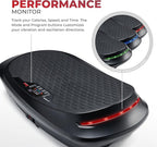 Sunny Health & Fitness Vibration Plate Exercise Machine, Full Body Vibrate Platform for Lymphatic Drainage with Multiple Speeds and Modes, Vibrating Plate Machine for Tension Relief & Weight Loss
