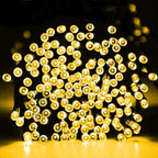 Dazzle Bright Warm White Christmas String Lights, 164ft 2000 LED Waterproof Green Wire Fairy Lights with 8 Modes, Outdoor Lights for Xmas Tree Holiday Wedding Party Christmas Decorations