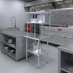 AmGood Double OverShelf Stainless Steel NSF - Many (30" Long x 18" Deep)