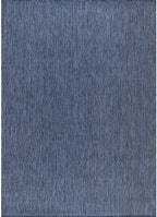 Washable Indoor Outdoor Rug 8x10 Weather Resistant Area Rugs Modern Solid for Porch Deck Balcony Backyard Patio Outside Carpet (8 X 10 Azure Blue)