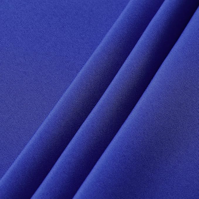 sancua Square Tablecloth - 60 x 60 Inch - Stain and Wrinkle Resistant Washable Polyester Table Cloth, Decorative Fabric Table Cover for Dining Tables, Buffet Parties and Camping, Royal Blue