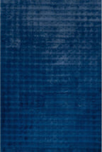 nuLOOM Jeni Checkered 7'6" x 9'6" Machine Washable Area Rug for Living Room Bedroom Dining Room Kitchen, Navy