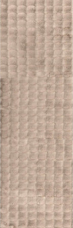 nuLOOM Jeni Checkered 2'6" x 10' Machine Washable Runner Rug for Living Room Bedroom Dining Room Entryway Hallway Kitchen, Taupe