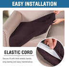 H.VERSAILTEX Super Stretch Stylish Cushions Covers/Furniture Cover Spandex Jacquard Small Checked Pattern Super Soft Slipcover Washable Individual