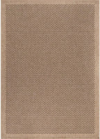 CAMILSON Easy Jute Rug 6x9, Indoor Outdoor Natural Color Fiber Area Rugs for Living Room Patio and Kitchen Rug, Sisal Boho Woven Design, Easy-Cleaning, Washable Outside Carpet Alfombras para(6 x 9)