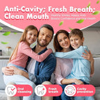 Mouth Spray for Kids, Toddler Toothpaste Helper, Fluoride Free Baby Toothpaste Cavity Protection, Oral Care with Natural P113+ Antibacterial Peptide - for Newborns to Age 6, Grape