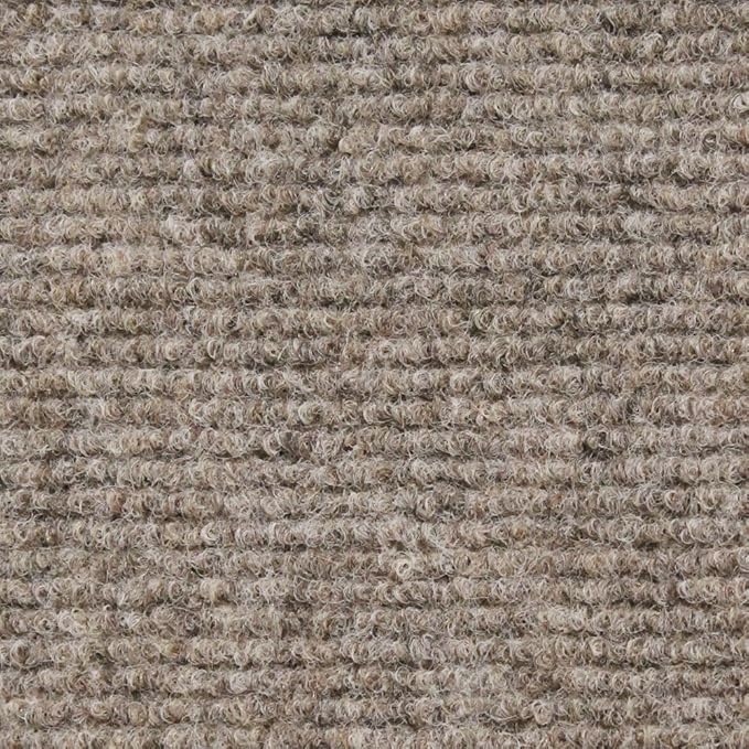 House, Home and More Indoor Outdoor Carpet with Rubber Marine Backing - Brown - 6 Feet x 15 Feet - Durable, UV-Resistant - Adds Color and Comfort to Your Deck, Patio or Other Outdoor Rug Space.