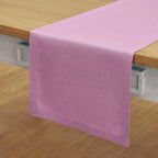 Solino Home Linen Violet Table Runner 120 Inches Long - 100% Pure Linen Dining Table Runner 14 x 120 Inch for Halloween - Fete