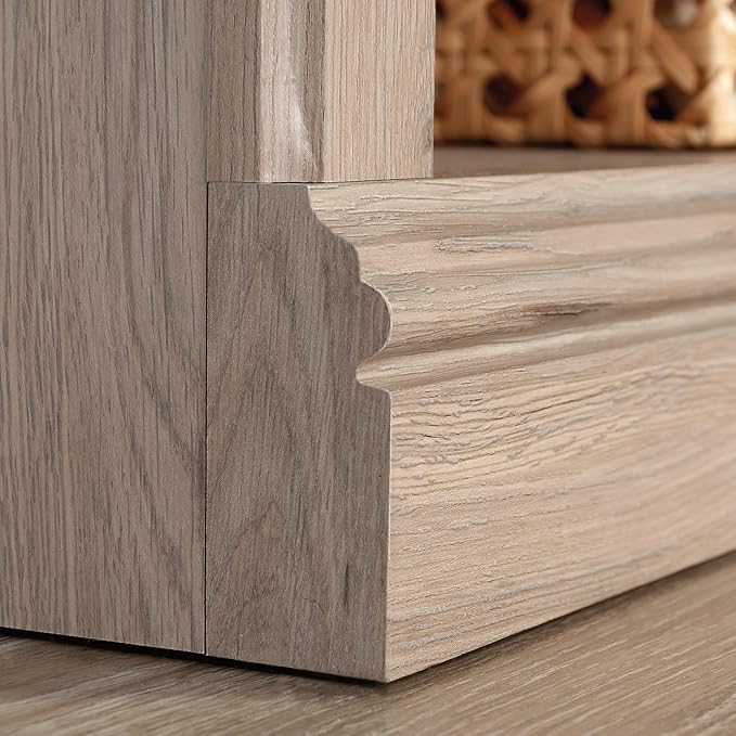 Sauder 3 Tier Book Shelf Wooden Bookcase Multipurpose Bookshelf for Home Office, Living Room, in Laurel Oak