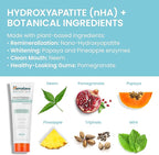 Himalaya Botanique Whitening + Hydroxyapatite Toothpaste for Whiter Teeth & Fresher Breath with Hydroxyapatite Support & Mint Flavor, Fluoride-Free, SLS Free, & Vegan, 4.0 oz (113g)…