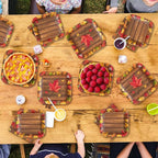 200Pcs Fall Party Decorations Watercolor Autumn Maple Leaves Paper Plates and Napkins Thanksgiving Wooden Grain Tableware Sets for Holiday Harvest Birthday Wedding Dinner Party Supplies Serves 50