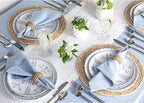 Solino Home Linen White Table Runner 48 Inches - Classic Hemstitch, 100% Pure Linen Coffee Table Runner 14 x 48 Inch Ideal for Dresser Tables - Fall, Autumn, Halloween, Thanksgiving