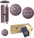 ASTARIN Engraving Wind Chimes for Loss of Loved One, Personalized Wind Chimes Memorial, Bereavement Gifts for Loss of Mother, Windchimes in Memory of a Loved One, Outside Windchime(Produced in USA)