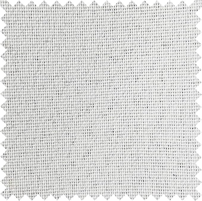 Macochico Extra Wide Full Blackout Linen Curtains for Sliding Door Greyish White Pinch Pleated Linen Curtains 96 Inches Long for Bedroom Living Room Farmhouse with Tieback 120”Wx96”L 1 Panel