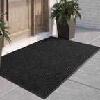 Large Front Door Mat, 72" x 48" Durable Front Doormat, Heavy Duty Large Welcome Door Matt for Home Entrance, No Slip Rubber Low Profile Door Mats for High Traffic Area