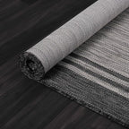 Bordered Outdoor Rug 9x12 Washable Outside Carpet for Indoor Patio Porch Waterproof Easy Cleaning Non Shedding Area Rugs Dark Gray 9 x 12
