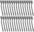 Jeffbaubl 30 Pieces Mini Wire Brush,6.7 Inch Stainless Steel Scratch Brushes,Wire Bristles Brush,Curved Handle Masonry Brushes Wire Bristle for Cleaning Welding Slag and Rust