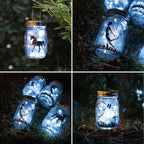 ZNYCYE Mason Jar Solar Lights for Outside, 12 Pack 30LED Fairy Lights Mason Jar Solar Lids Outdoor Waterproof String Lights with Hangers(NO Jars) for Patio Garden Yard Lawn Decoration - Cool White