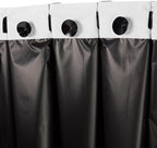 Amazon Basics Portable Blackout Curtain Shade with Suction Cups, 50"W x 78"L, 2-Pack, White