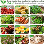 2 Pack 8x4FT Tall Galvanized Raised Garden Bed Outdoor,Metal Garden Bed for Vegetables,Steel Raised Beds for Gardening,Above Ground Garden Box for Flower-Y2G