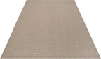 Adiva Rugs Outdoor Indoor Area Rug, Weather Resistant, Easy to Clean, Stain Resistant Floor Mat for Dining Room, Backyard, Deck, Patio (Natural Beige, 2' x 3')