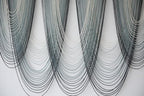 IOWER Large Macrame Wall Hanging Dip-Dyed Macrame Wall Decor Boho Wall Decor Craftsmanship Fiber Art 57" W x 41" L