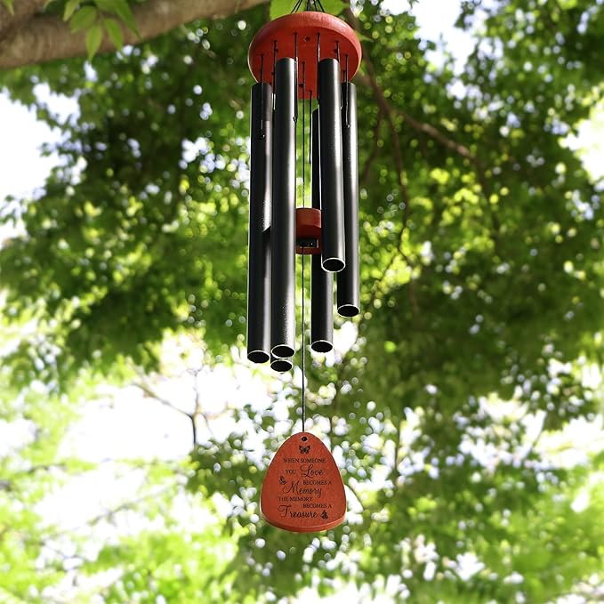 Memgift Wind Chimes for Outside Memorial Wind Chimes for Loss of Loved One Remembrance Sympathy Gifts for Loss of Loved One Outside Keepsake When Someone You Love