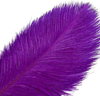 THARAHT Purple Ostrich Feathers 12pcs Large Natural Bulk 12-14Inch 30cm-35cm for Wedding Party Centerpieces Halloween and Decoration Feather