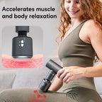 arboleaf Thermacool Massage Gun Deep Tissue with Heat and Cold Head, Full-Metal Electric Portable Hand Held Massager Gun for Back, Body Sore Muscles, Pain Relief