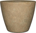 Classic Home and Garden Vogue Planter Pots w/Pottery Quality Finish - Modern Indoor & Outdoor Flower Pots - UV-Resistant Porch Planters - Decorative Pot for Flowers & Herbs (8” Earth)