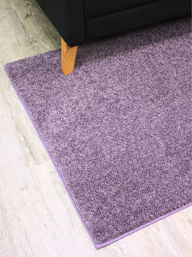 KOECKRITZ Soft and Colorful Kids Classroom Area Rugs (Passes Flammability Pill Test) Many Sizes and Bright Colors to Select from (8' x 8', Lavender)