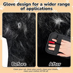 Pet Hair Remover, electrostatic pet Hair Removal Gloves, cat and Dog pet Hair Removal Tools, Suitable for Bed Sheets, Blankets, Clothes, Sofas, Multi-Functional Beauty Gloves -2 Piece