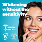 Lumineux Teeth Whitening Strips 21 Treatments – Peroxide Free - Enamel Safe for Whiter Teeth - Whitening Without The Sensitivity - Dentist Formulated - Sensitivity