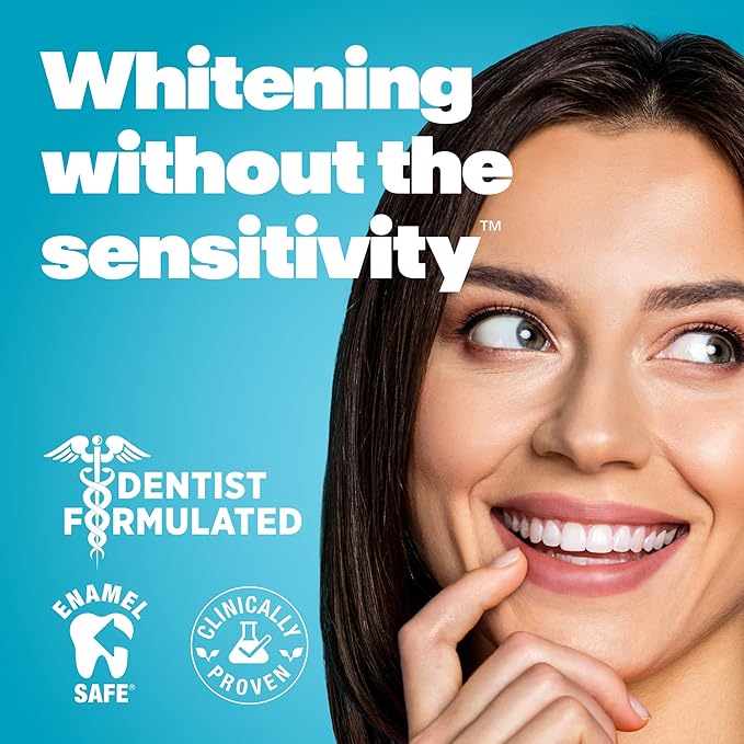 Lumineux Teeth Whitening Strips 21 Treatments – Peroxide Free - Enamel Safe for Whiter Teeth - Whitening Without The Sensitivity - Dentist Formulated - Sensitivity