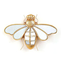 Decorative Bug Insects Beetle Mirrors - Gold Resin Little Bee Glass Wall Decor, Perfect for Victorian and European Themed Homes