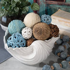 ANDALUCA Decorative Vase Filler Bag with Orbs, Balls (Aqua Blue)